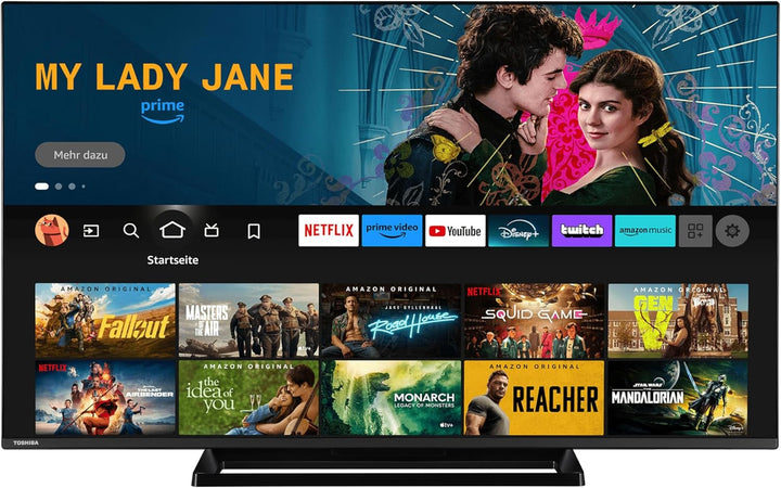 Toshiba 32 Zoll Fernseher Fire TV (Full HD, HDR, Smart TV, Triple-Tuner, Alexa Built-In, Bluetooth) 32LF3F63DAZ