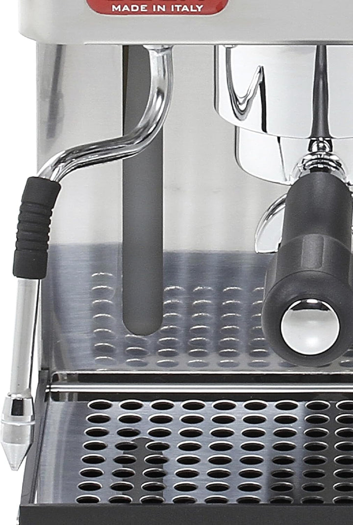 Espressor Lelit Anita - Cu spumator de lapte multidirecțional și râșniță - 2,7 litri - Argintiu