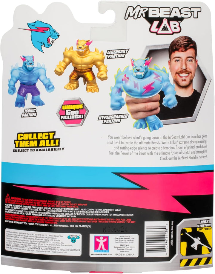 MRBEAST LAB 24738 Figură elastică Eroii lui GOO JIT Zu, Panteră legendară pliabilă