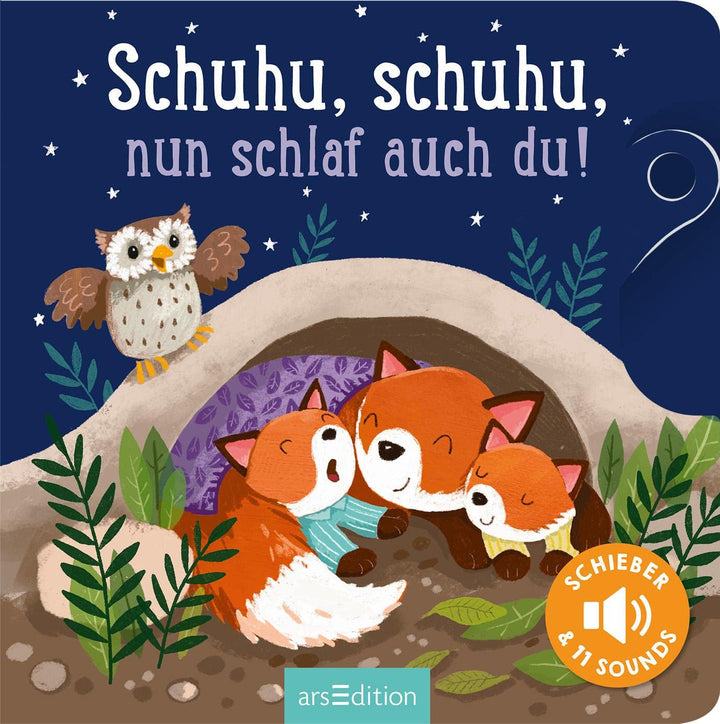 Shoo, shoo, acum și tu dormi!: Slider și 11 sunete | O carte inovatoare cu sunete de slider pentru cei mici cu vârsta de peste 18 luni Jucarii Bebe Naty Shop