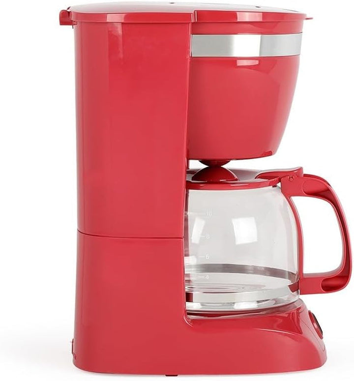 Espressor cu filtru, 12 căni, 800W, roșu - Dod163Rc