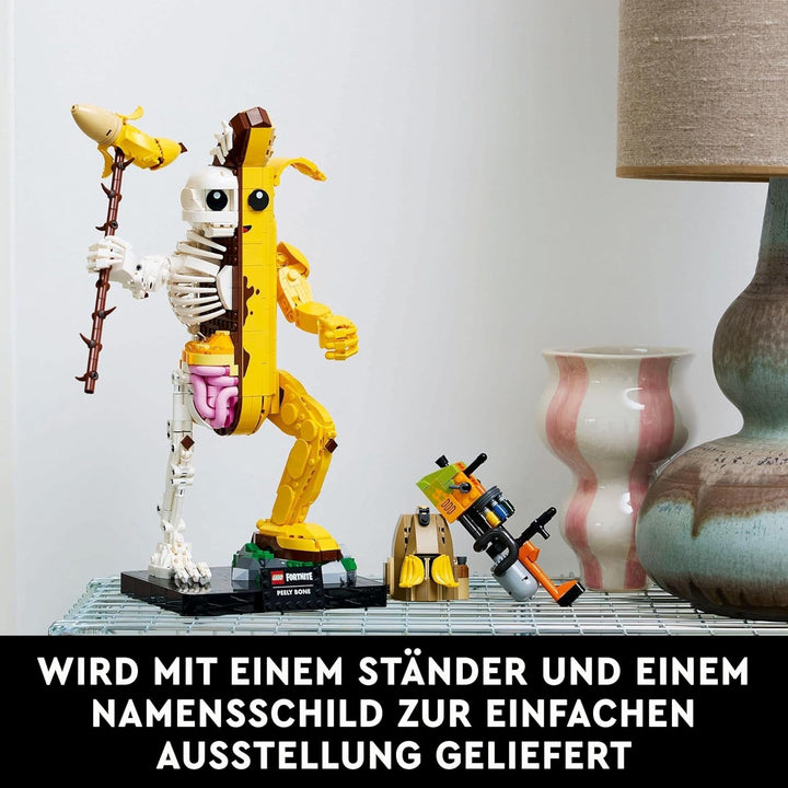 LEGO Fortnite bone shali - Inclusiv aruncător de vopsea și târnăcop pentru bătut boluri - Obiect de colecție pentru fanii jocurilor video - Set de construcție pentru adulți ca decor pentru casă sau birou - 77072