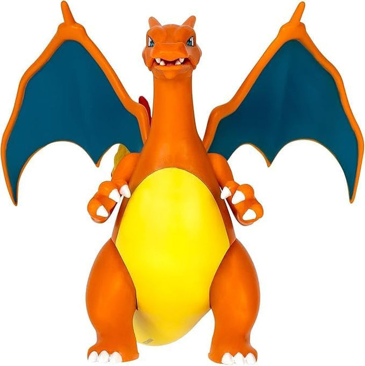 Pokémon PKW0368 - Battle Feature Figure - Glurak, figură mobilă oficială, 11,5 cm