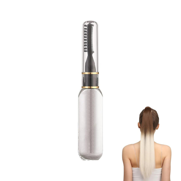 Vopsea de păr Stick - Culoare temporară a părului Cretă Pieptene netoxic, lavabil pentru fete, mascara pentru păr, set de culoare pentru păr, alb Vopsea pentru par Naty Shop Titlu implicit