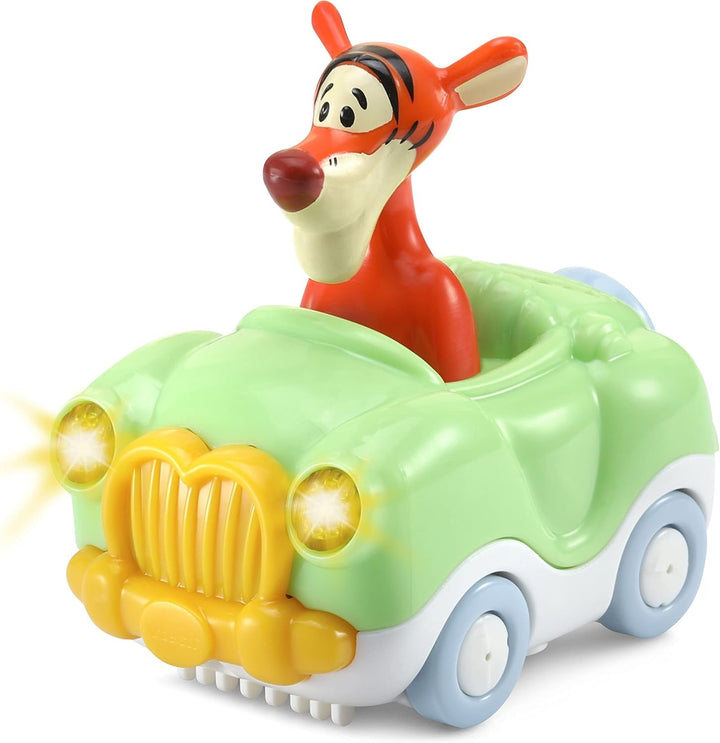 Vtech TUT TUT Baby Flitzer - Mașina decapotabilă a lui Tigger - Mașină de jucărie cu muzică, propoziții și sunete interesante - Pentru copii cu vârsta cuprinsă între 1-5 ani Jucarii Bebe Naty Shop