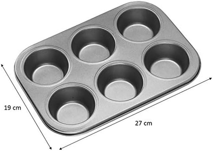 Blech Für Muffins Und Cupcakes, 6 Löcher, Antihaftend