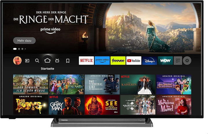 Toshiba 32 Zoll Fernseher Fire TV (Full HD, HDR, Smart TV, Triple-Tuner, Alexa Built-In, Bluetooth) 32LF3F63DAZ