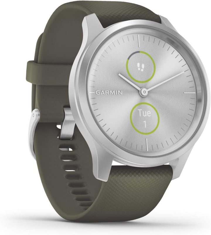 Garmin vÃvomove Sport - Smartwatch cu mâini analogice și ecran tactil. - și funcții de sănătate, notificări de pe smartphone și până la 5 zile de autonomie