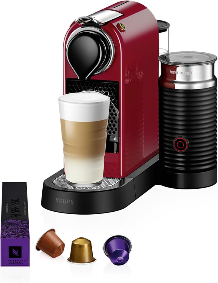 Espressor Nespresso Krups Citiz, Espressor independent, Oprire automată, Rezervor de apă de 1 litru, 1260 wați, Argintiu, XN741B
