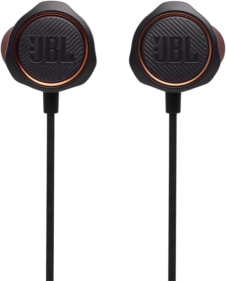 JBL Quantum 50 In-Ear Gaming Headphones - Negru - Pentru PC și consolă - Cască cu microfon și funcție Mute - Compatibilă cu toate platformele
