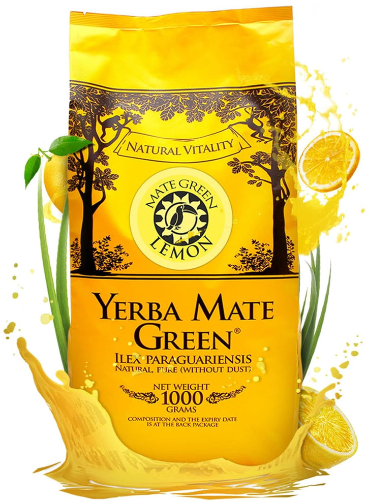 , Ceai Mate „Absint” 400 G Cu mentă, fructe de fenicul, iarbă de pelin | Ceai Mate brazilian de cea mai înaltă calitate, 1 bucată (pachet de 1)