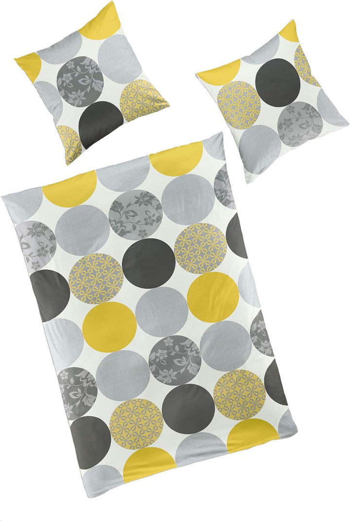 Lenjerie de pat Bierbaum, maco-satin, Conceput în Germania, model 6383 turcoaz 02, 155X220 Cm + 80X80 Cm, dimensiune confort Paturi si Cuverturi Besuche den Bierbaum-Store Șofran 135X200 Singur