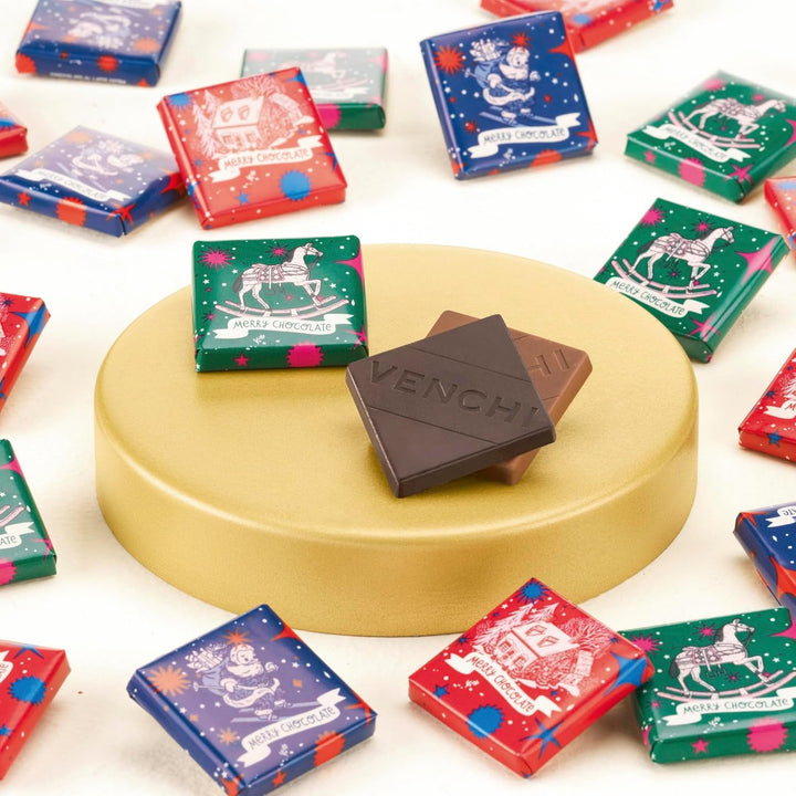 Venchi – Granblend-Weihnachtskollektion Sortiert, 1 Kg – Pralinen Weihnachtsgrafik – Platzhalter – Geschenkidee – Glutenfrei