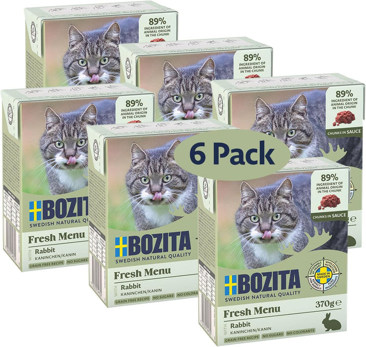 Bozita Mărunțișuri în sos cu pui și curcan Multibox 6X370G în Tetra