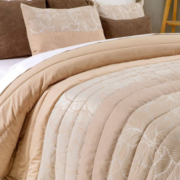 Sancarlos Spring 1 cuvertură, de culoare crem, pentru paturi cu lățimea de 105 cm