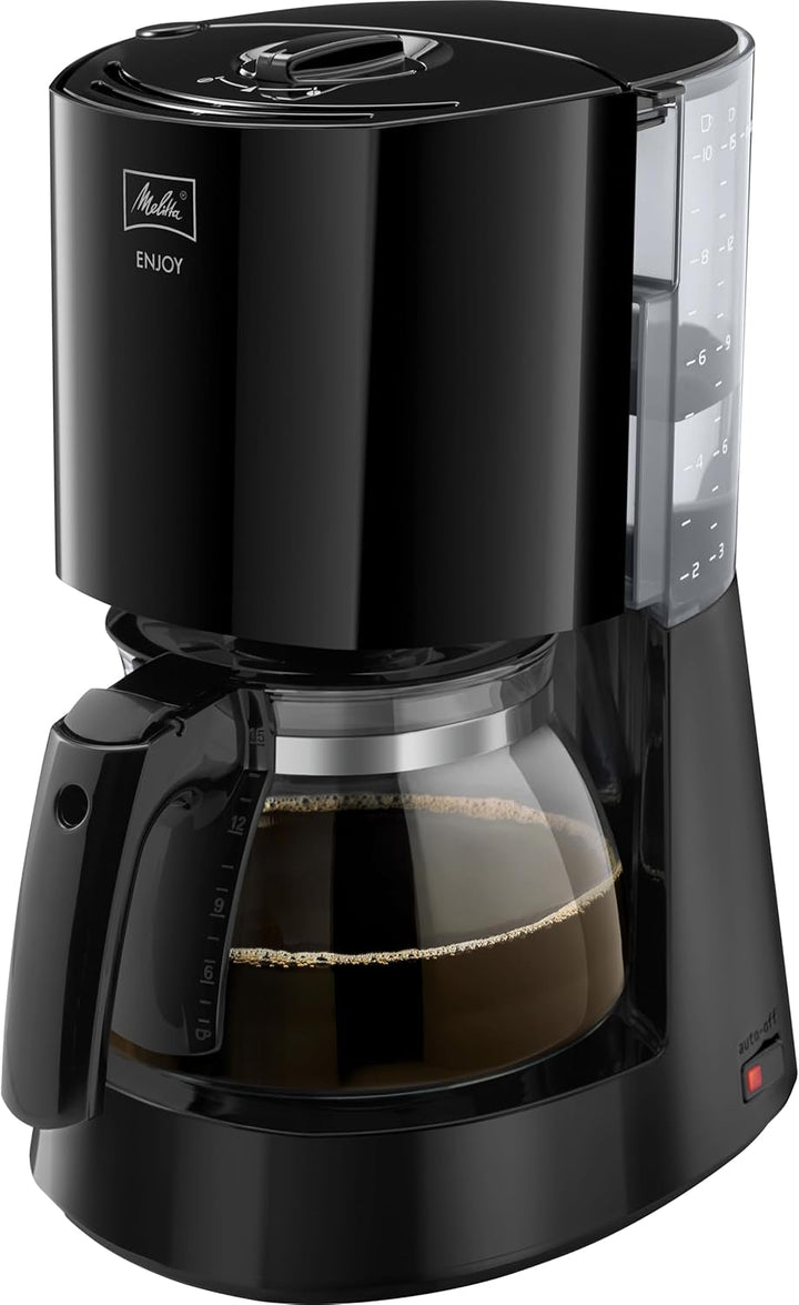 Melitta Enjoy - Cafetieră cu filtru - Cu cană termo - Stop picurare - 8 cești - Alb (1017-05)
