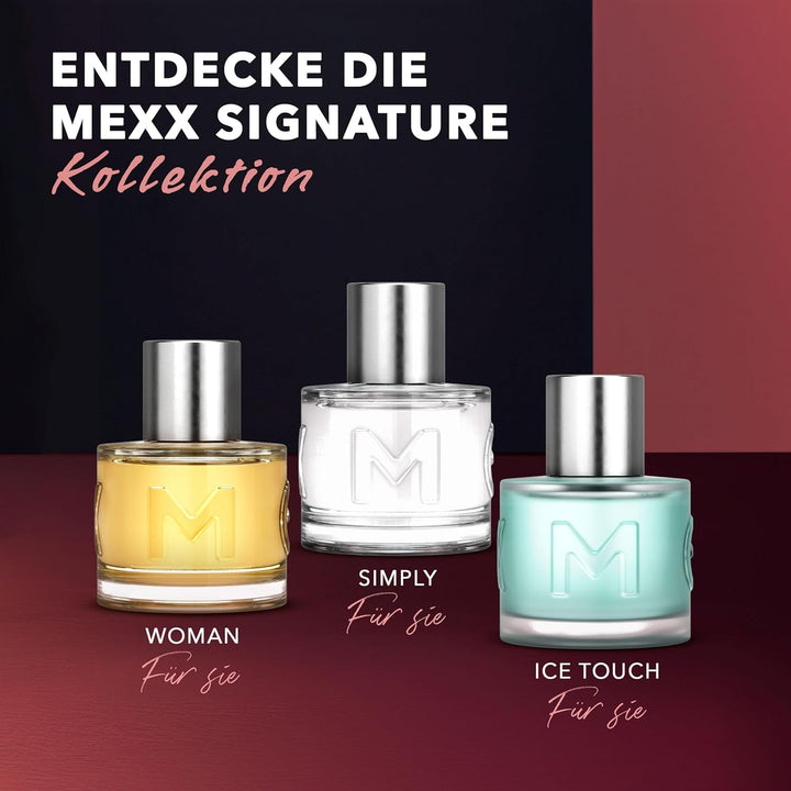 MEXX BLACK Woman Eau De Parfum, parfum captivant, intens cu note fructate pentru femei senzuale, 30ml