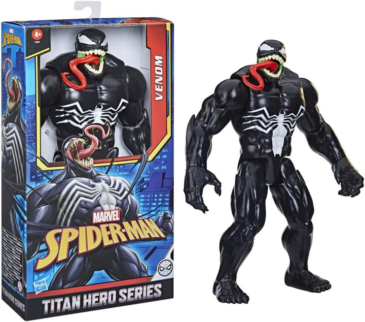 Hasbro Marvel Spider-Man Titan Hero Series Deluxe Venom Toy 30 Cm Action Figure, Jucării pentru copii de la 4 ani în sus