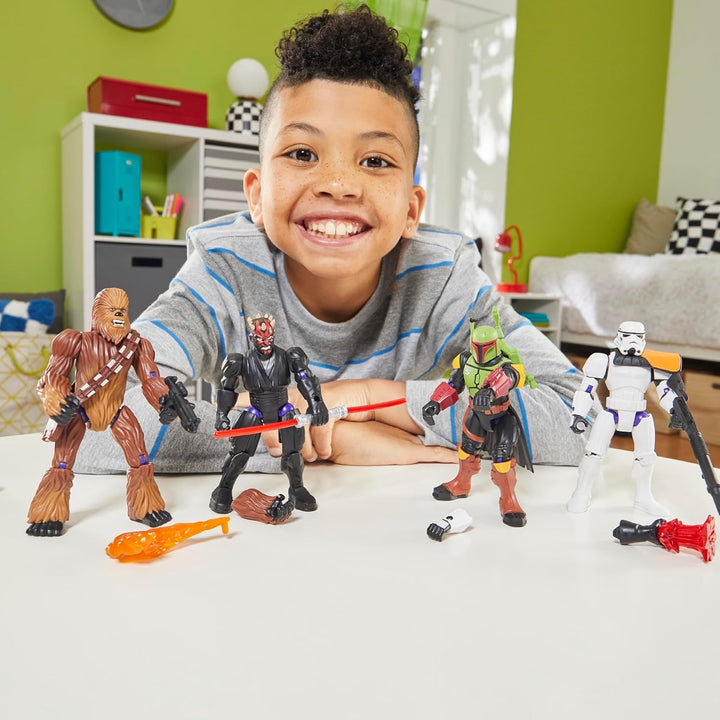 Star Wars Mixmashers Boba Fett Personalizabil Mix-And-Match Action Figure & Accesorii