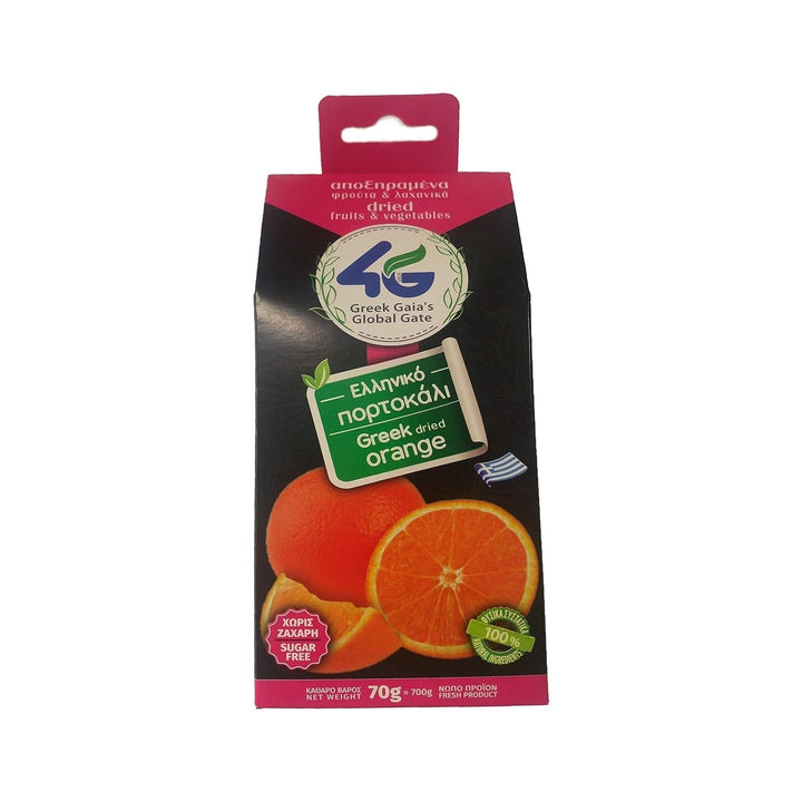 4G - portocale grecești uscate, pachet de 2 x 70 g (total: 140 g) Produse deshidratate Naty Shop Portocală uscată