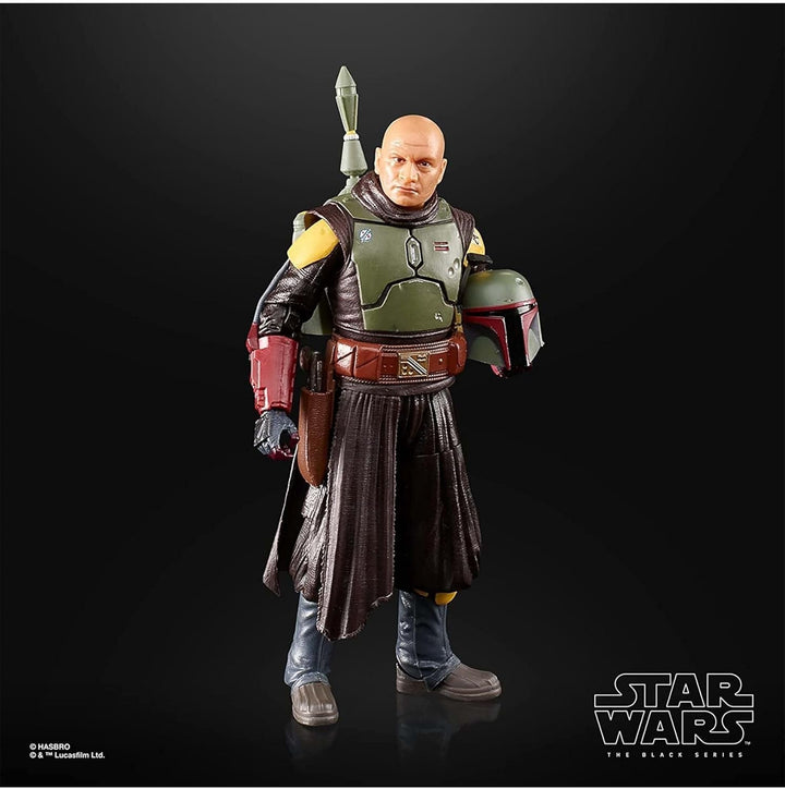 Star Wars Hasbro Seria Neagră Boba Fett (Camera Tronului): Cartea lui Boba Fett Figura de colecție, pentru copii 4+ ani, Multi, 15 cm înălțime