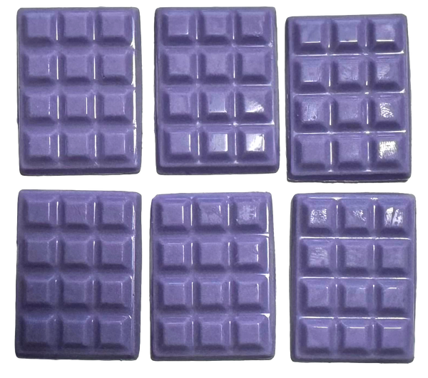 Mini compresse cioccolato bianco per arredamento, 3,5*2,5 cm - lilla viola