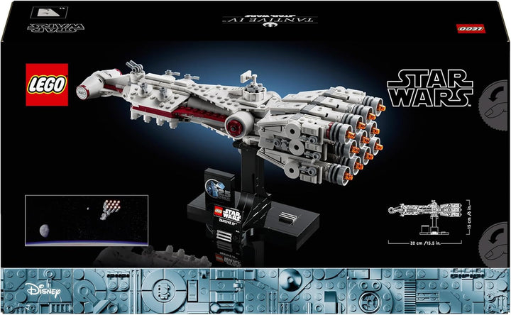 LEGO Star Wars: Tantive IV, model de navă stelară din Star Wars: O nouă speranță de construit și colecționat pentru adulți, Starfighter legendar, cadou minunat pentru fani 75376