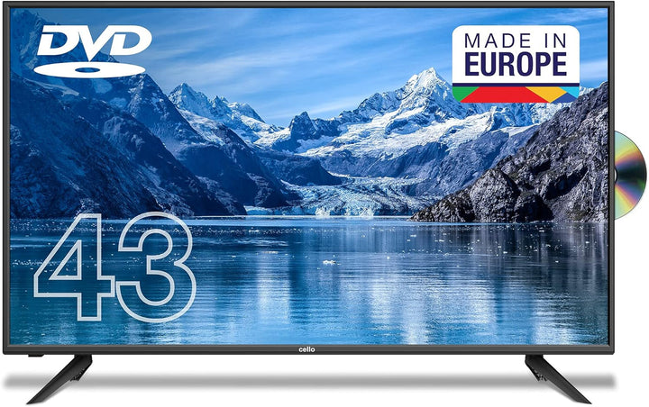Cello C2224WSH 22" Zoll Full HD SMART Rahmenloser TV Triple Tuner (DVB-C/-S2/-T2) Bluetooth Webos by LG Pitch Perfect Lautsprecher Disney+ Netflix Kleine Räume [2024]