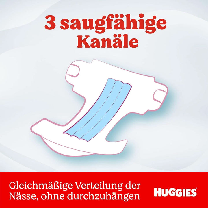 Huggies Ultra Comfort, mărimea 6 (15-30 kg), 102 bucăți (3 X 34 scutece)