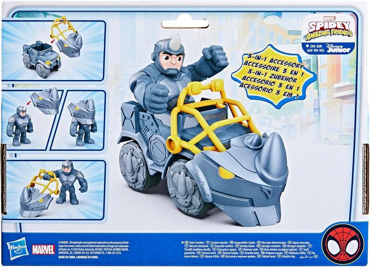 Set de jucării Marvel Spidey And His Super Friends Rhino-Mobile