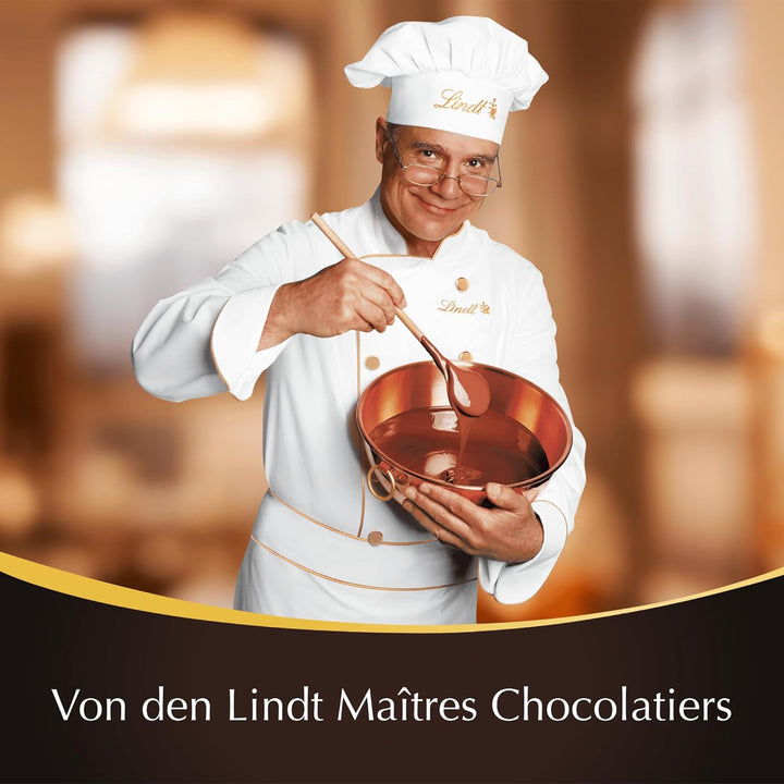 Lindt Schokolade LINDOR Schokoladenherzen | 500 G | Ca. 35 Herzen Aus Dunkler Schokolade (70 %) Mit Zartschmelzender Füllung | Pralinengeschenk | Schokoladengeschenk