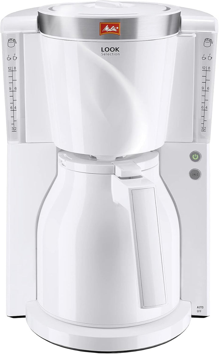 Melitta Look Therm Selection - Espressor cu filtru - Cu termos - Anti-picurare - 8 cești - Negru (1011-12)