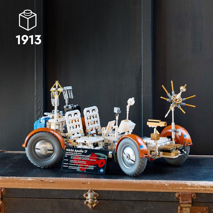 LEGO Technic NASA Apollo Lunar Roving Vehicle (LRV), Model de rover lunar pentru adulți, obiect de colecție spațială pentru pasionații de știință, jucărie de construcție, model de vehicul spațial 42182