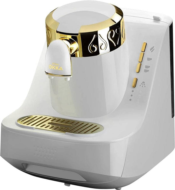 Arzum OKKA OK008-B APARAT DE CAFEA TURCESC, Aparat de cafea complet automat, 2 cești de cafea, Alb