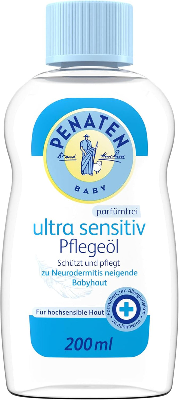 PENATEN Ultra Sensitive Care Cream Face & Body (100ml) cremă de față și de corp pentru bebeluși fără parfum, cremă hidratantă protectoare și hrănitoare pentru pielea foarte sensibilă a bebelușilor predispuși la neurodermatită