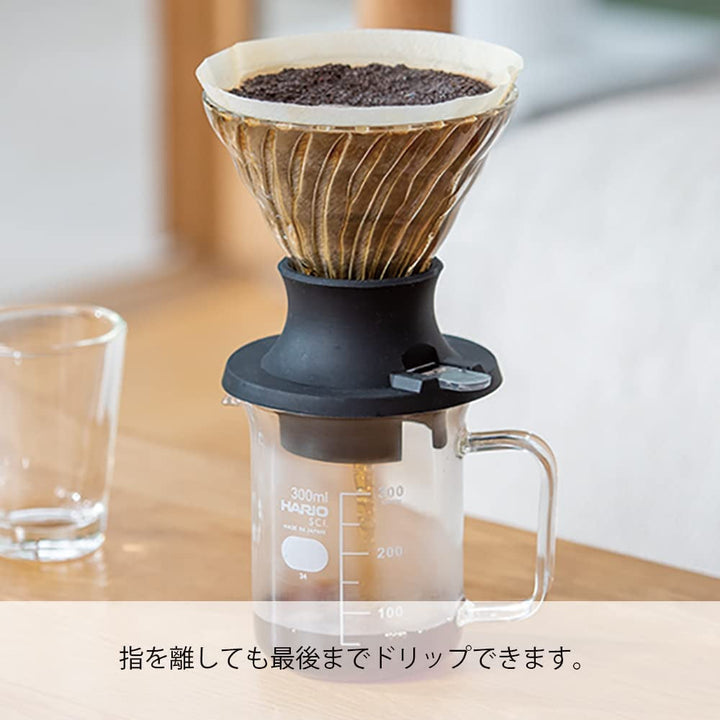 Vas de imersie Hario V60 03, dimensiune, transparent, incolor