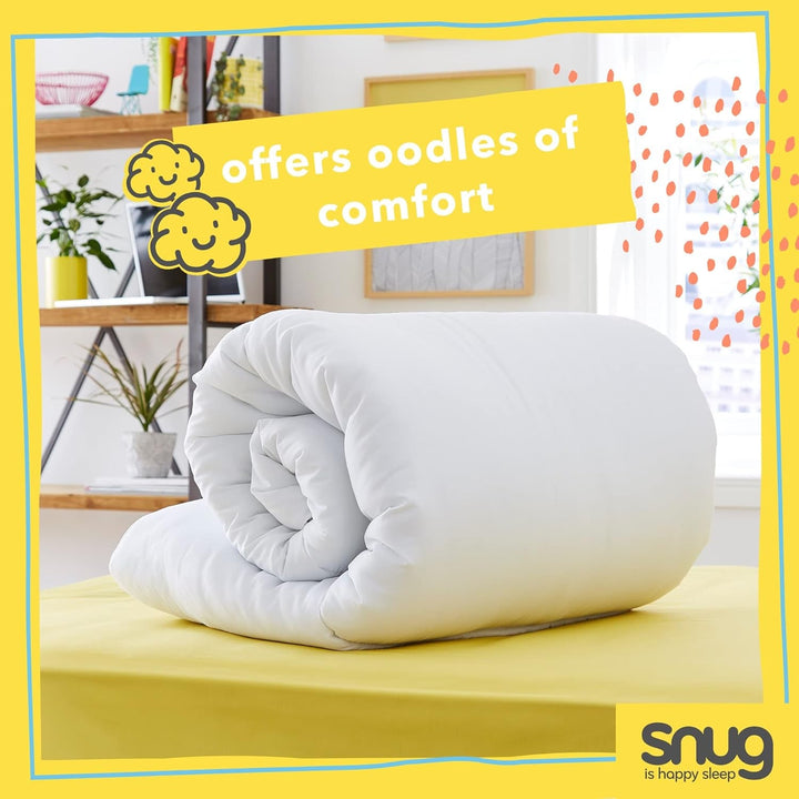 Plapumă Snug Just Right, 10.5 tog, fibră goală, alb, pat dublu Plapumi si pilote Naty Shop