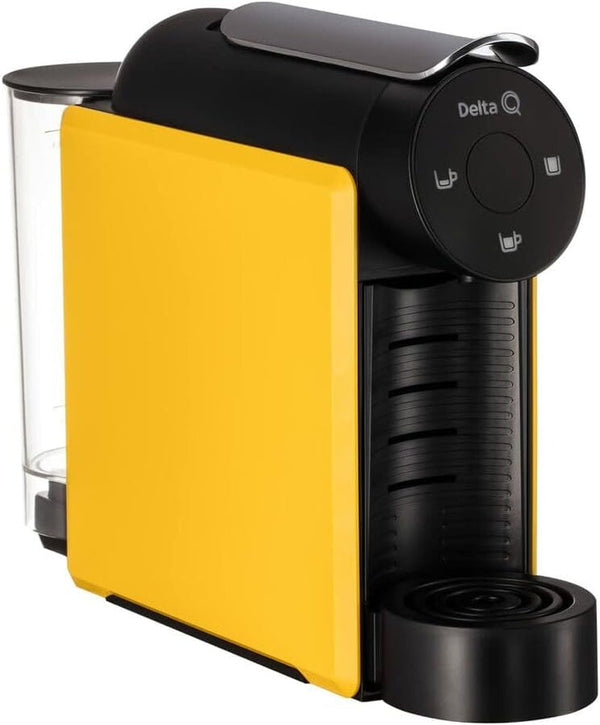 Delta Cafés Q Mini Qool -Mașină de cafea Amarilla, galbenă