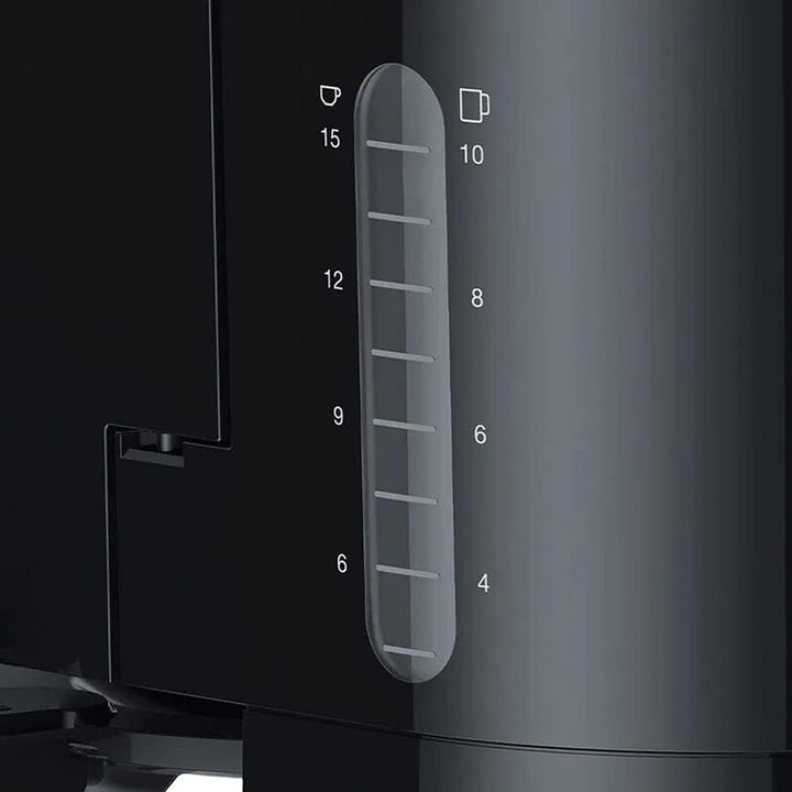 Cafetieră cu filtru pentru micul dejun de uz casnic Aromacafe Optibrew, sistem de oprire automată, pentru până la 10 cești, potrivită pentru mașina de spălat vase, 1000W, neagră
