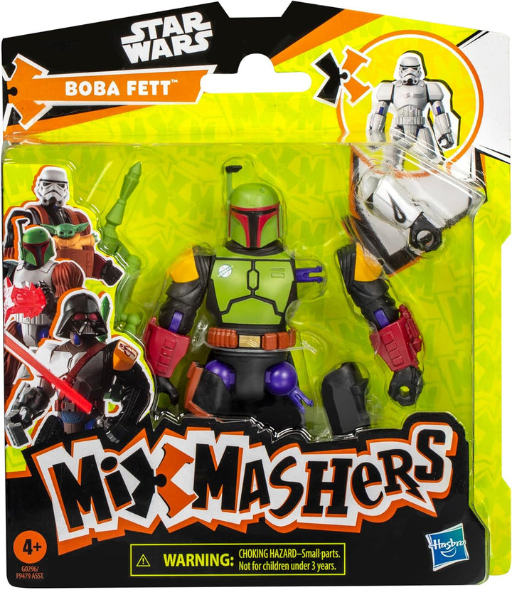 Star Wars Mixmashers Boba Fett Personalizabil Mix-And-Match Action Figure & Accesorii