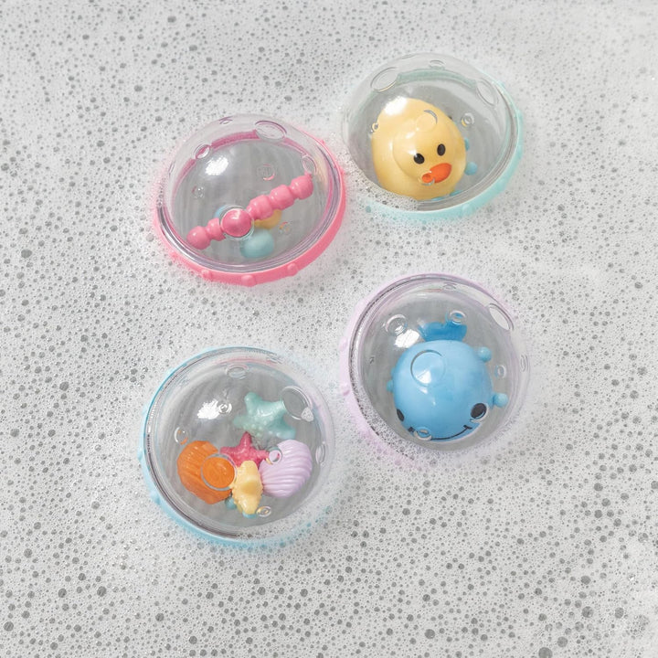Jucărie de baie Munchkin Float and Play Bubbles | Baby Essentials | Jucării de baie pentru bebeluși și copii | Jucării de baie pentru bebeluși și jucării de duș | 2 pachete Jucarii Bebe Naty Shop