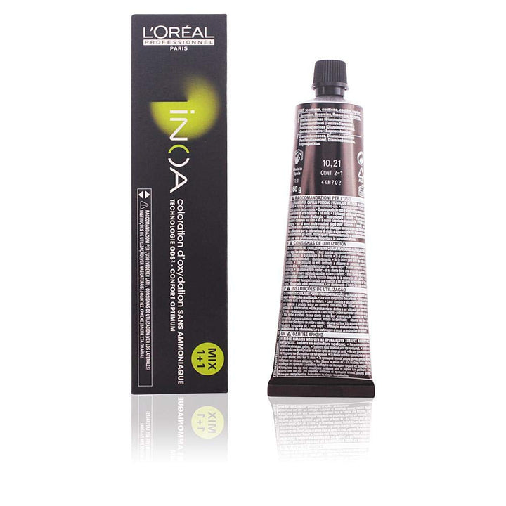 L'Oréal Professionnel INOA Colorație oxidativă fără amoniac 4 maro mediu, 1 pachet, (1x 60 ml)