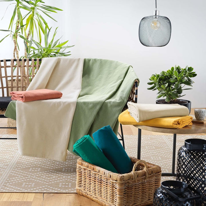 Douceur D'IntÃ©rieur, Kuscheldecke (220 X 240 Cm) Lucile Curry, Polycotton, Einfarbig