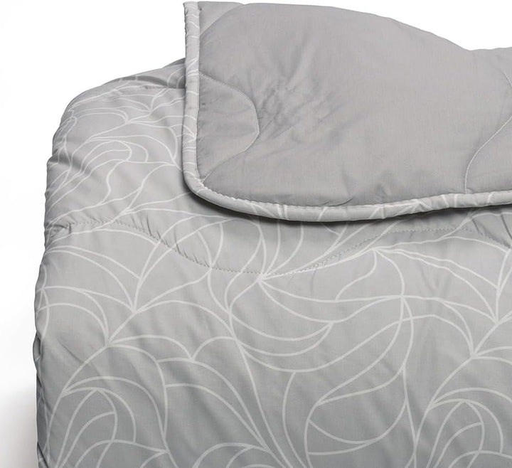 Foppapedretti Nacht&Natura cuvertură pentru pat dublu 2P; val perla, capac 100% bumbac, Made in Italy Plapumi si pilote Naty Shop