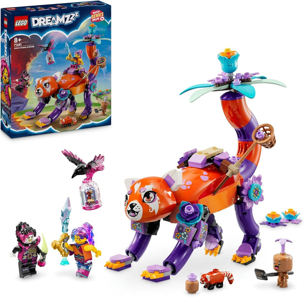 LEGO Dreamzzz 3-In-1 Izzies Dream Animals, ou magic cu minifigurinele Izzy și Dizzy și figuri de animale, set de joacă Fantasy, cadou pentru fete și băieți de la 8 ani 71481