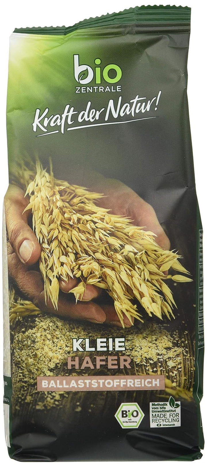 Biozentrale Bio Haferkleie 1Kg | Vorteilspack | Ballaststoffreiche Proteinquelle | Von Natur Aus Vegan | Aus EU Landwirtschaft | Zuckerarm