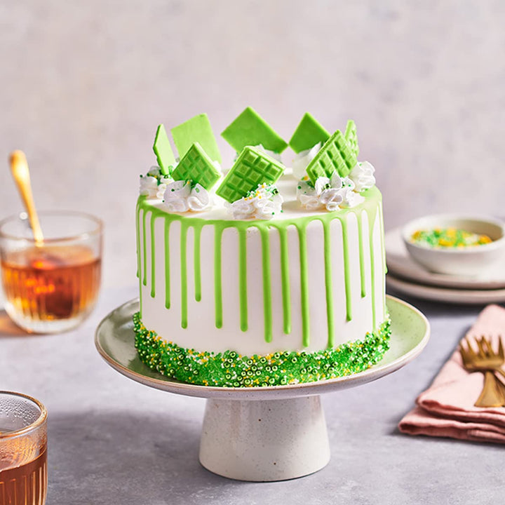 Funcakes Choco Drip Spring Green (Grün): Köstlicher Geschmack, Einfach Zu Verwenden, Perfekt Für Tropfkuchen, Drip Geschmack Nach Schokolade. Wiederverschließbare Packung 180 G.