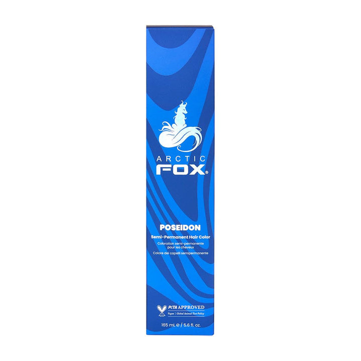 100% vegan și fără cruzime Vibrant Semi Permanent Hair Colour Dye - Purple AF 165 ml e Vopsea pentru par Naty Shop Poseidon
