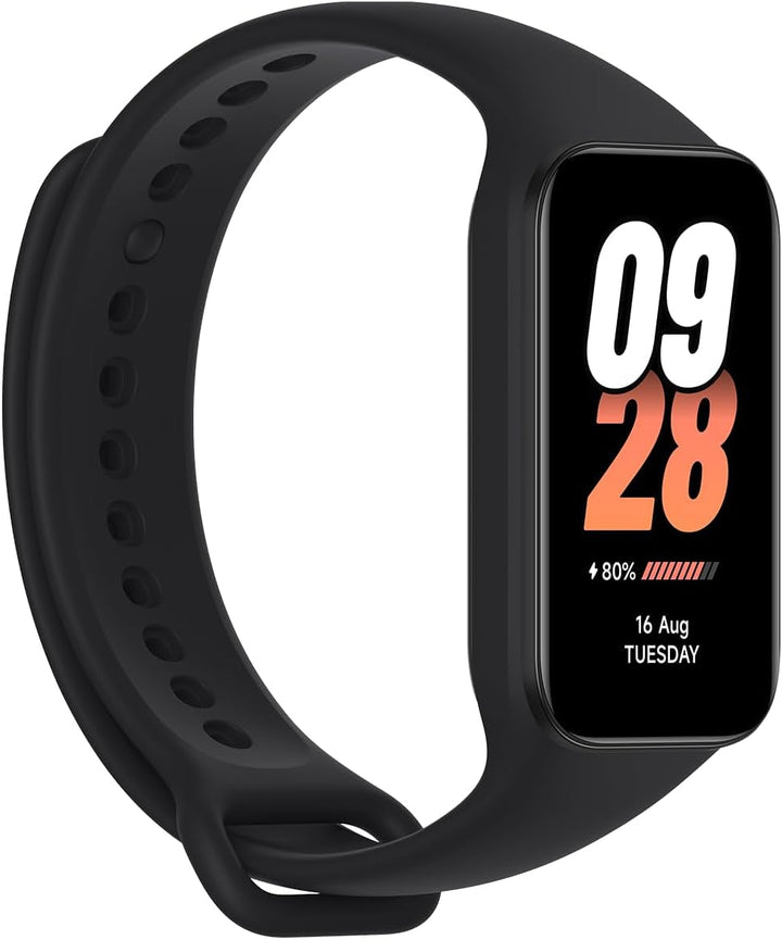 Xiaomi Smart Band 8 Active Fitness & Activity Tracker (50 moduri de sport, monitorizare ritm cardiac, monitorizare somn, notificări, pedometru, autonomie 14 zile) Negru