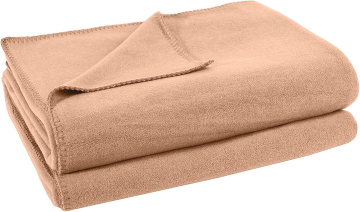 Pătură Zoeppritz în culoarea: Roșu, Fabricat din 65% Poliester, 35% Viscose, Dimensiune: 160X200 Cm, 103291-235-160X200 Paturi si Cuverturi Zoeppritz Since 1828 040 Nisip 110X150 Cm